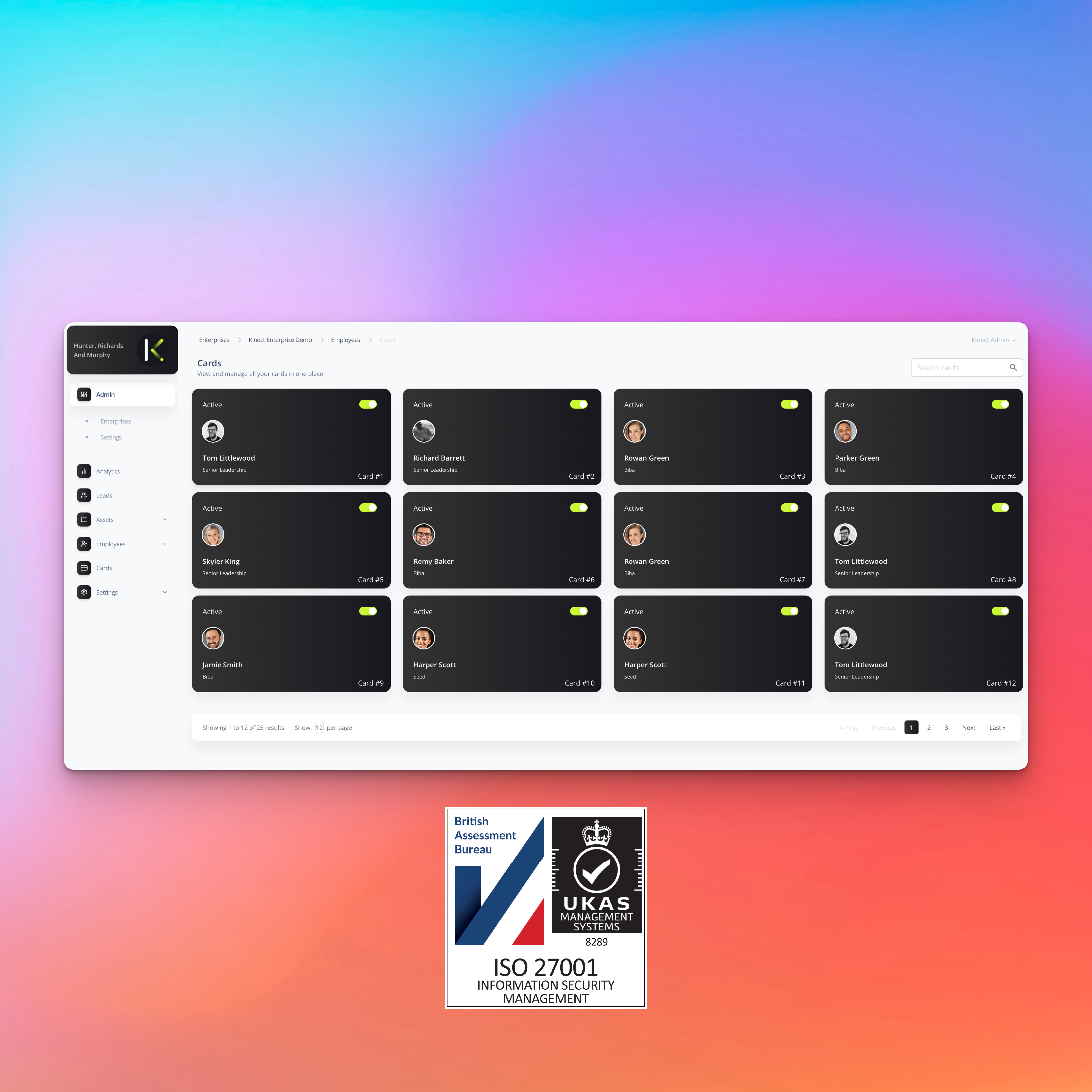Kinect V2.0 — The Next Evolution of Digital Business Cards
