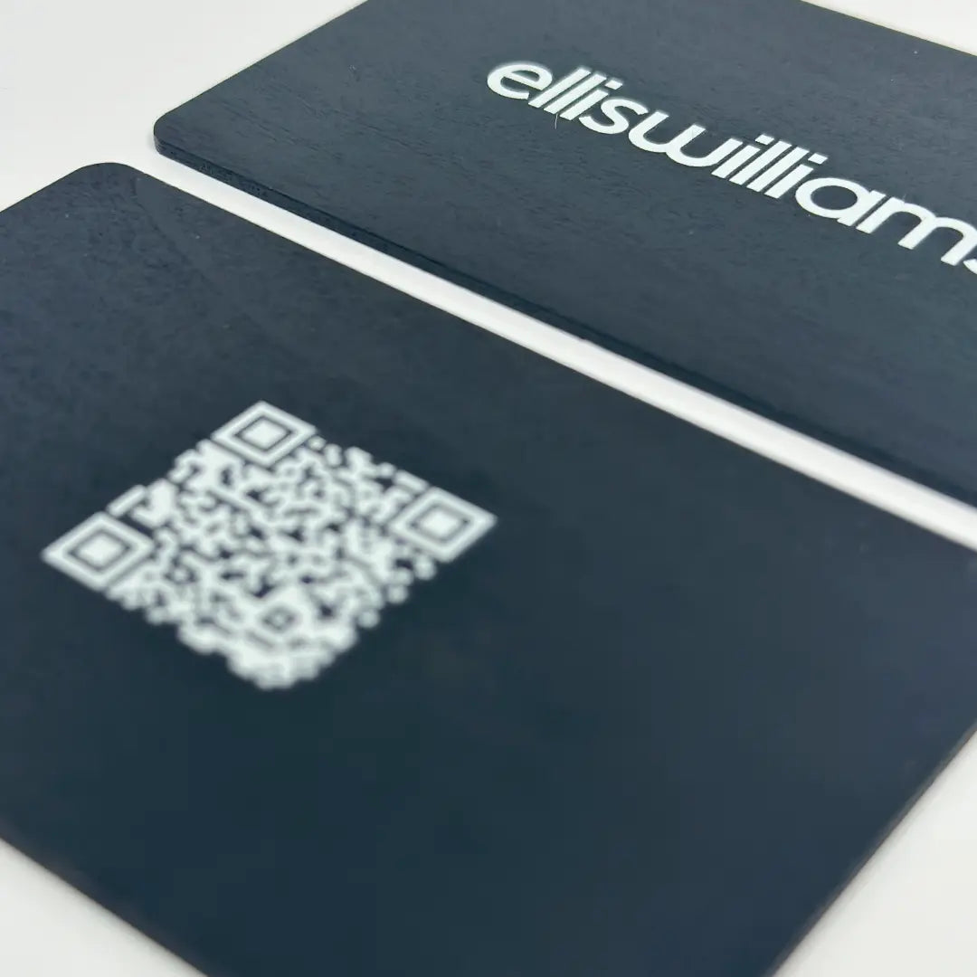 Black Bamboo NFC Business Card NFC Business Cards UK | Kinect Card