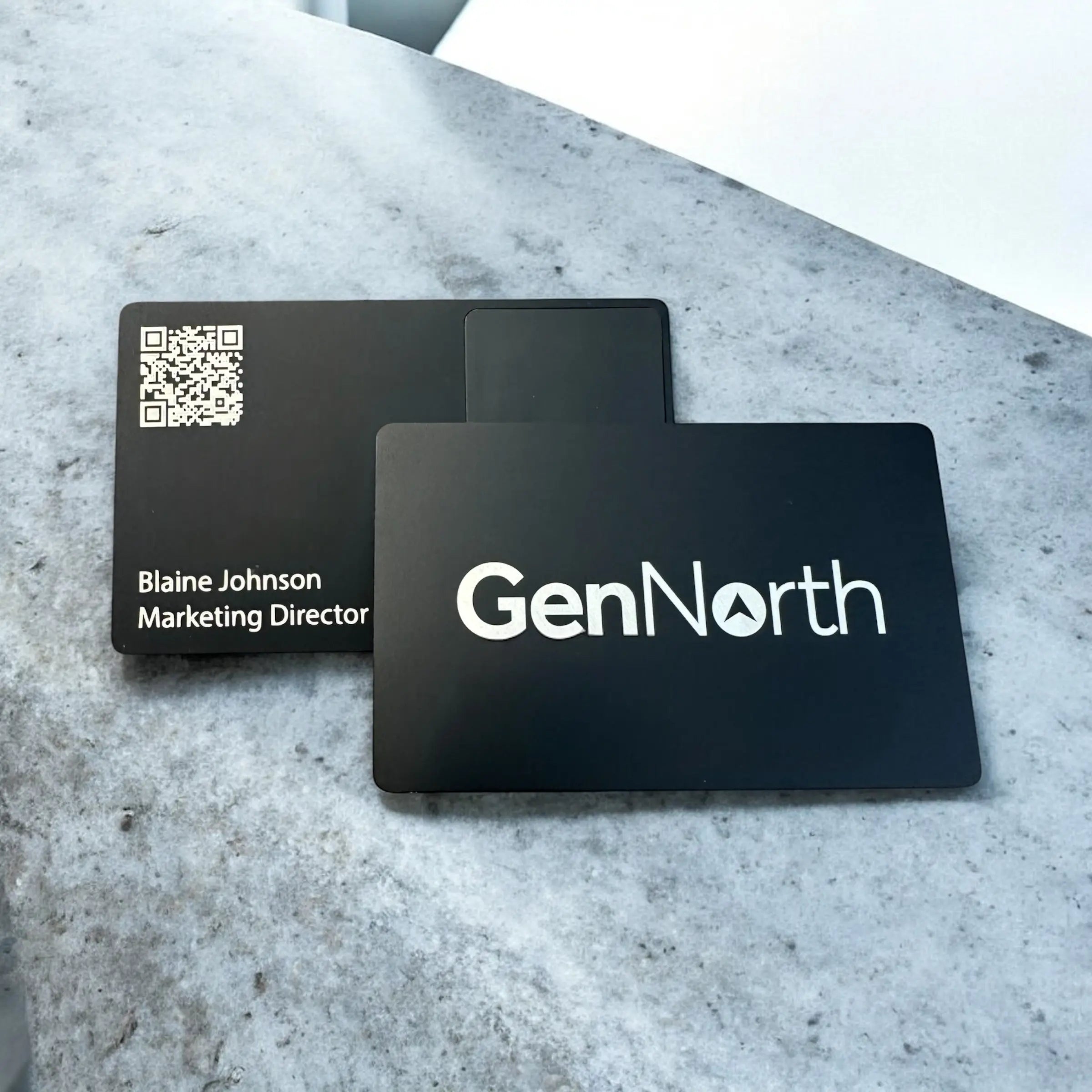 Pure Metal NFC Card with Silver Kinect Card