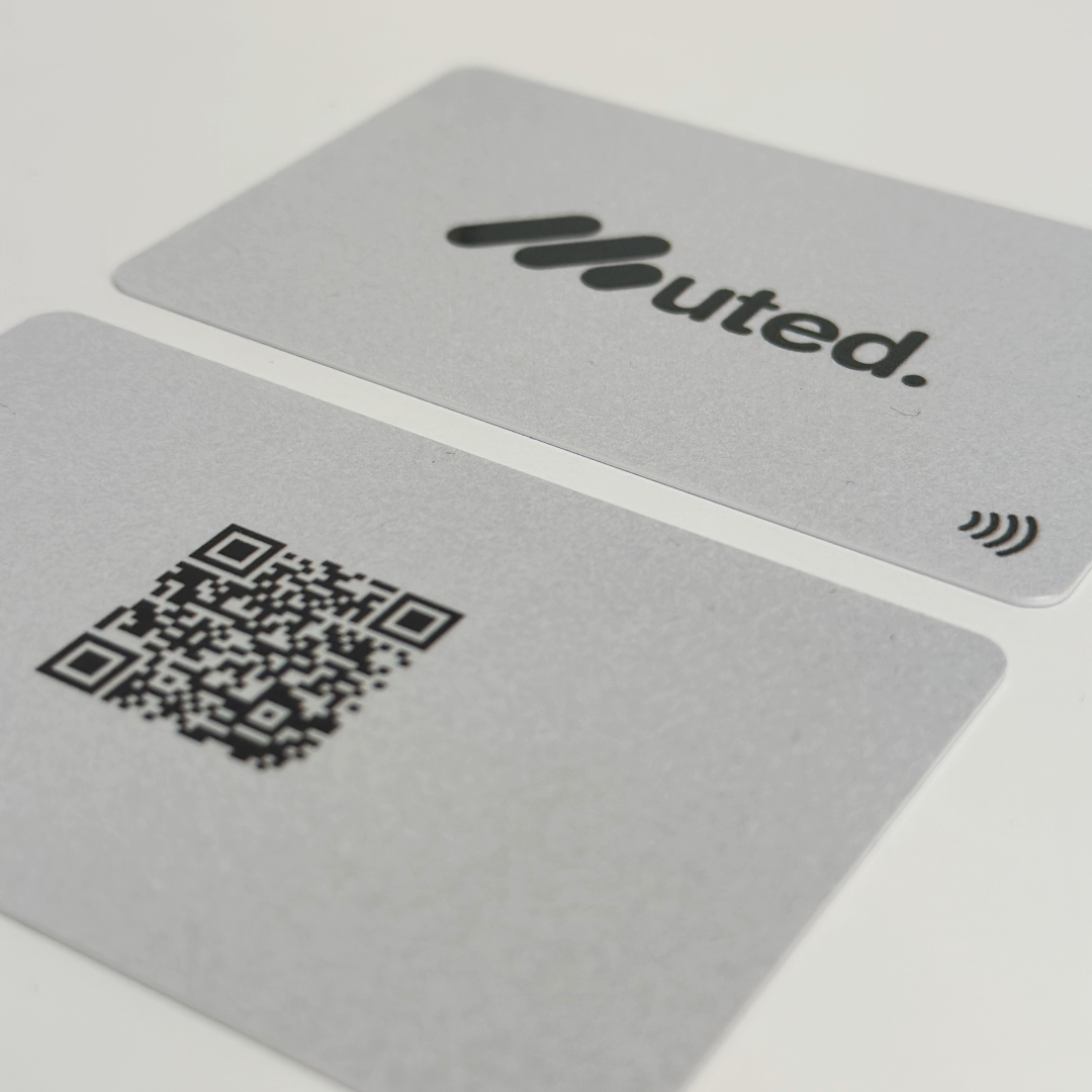 Silver NFC Business Card