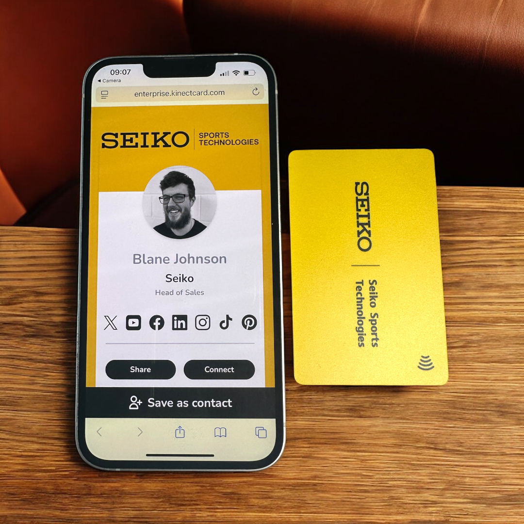 White NFC Business Card