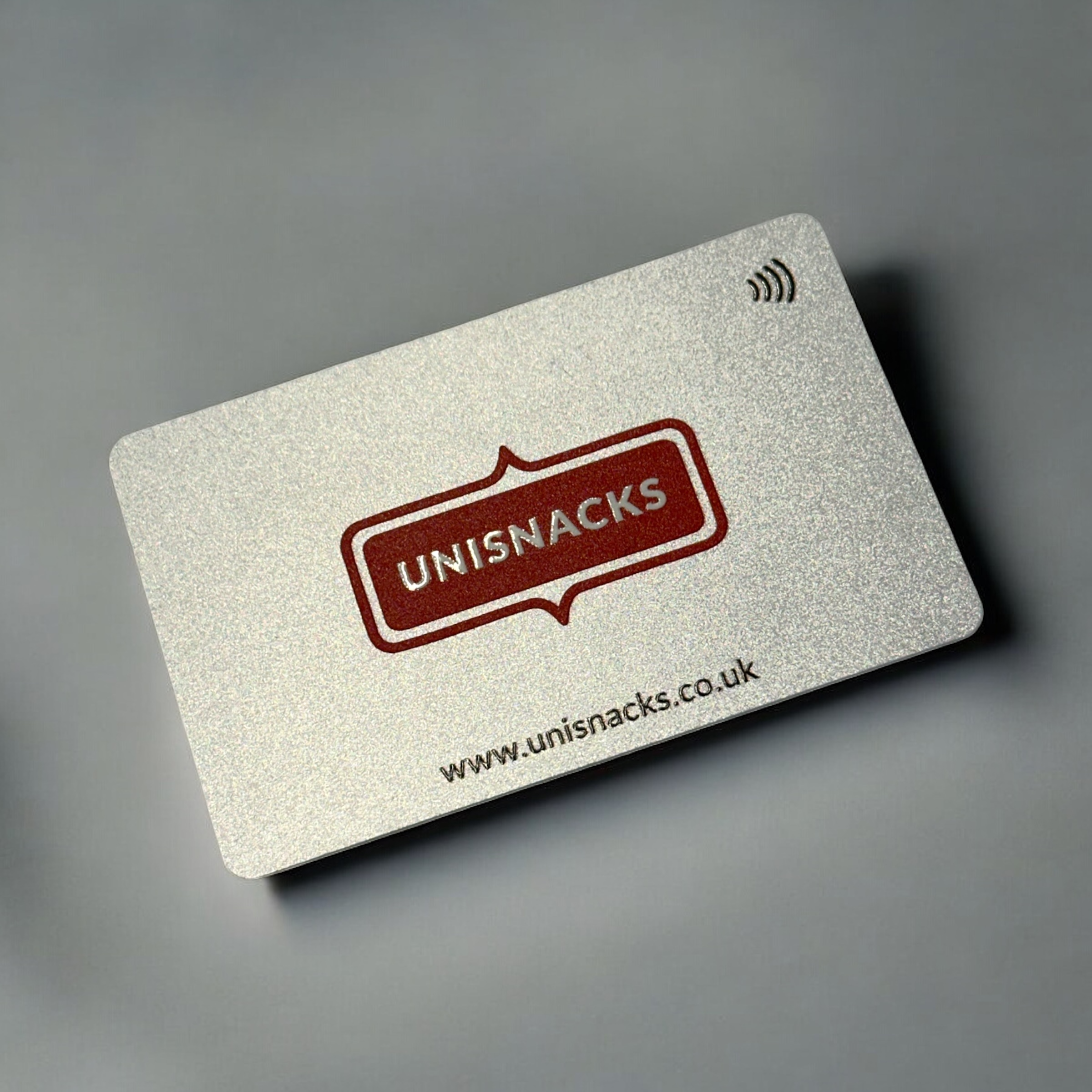 Silver PVC NFC Business Card NFC Business Cards UK | Kinect Card