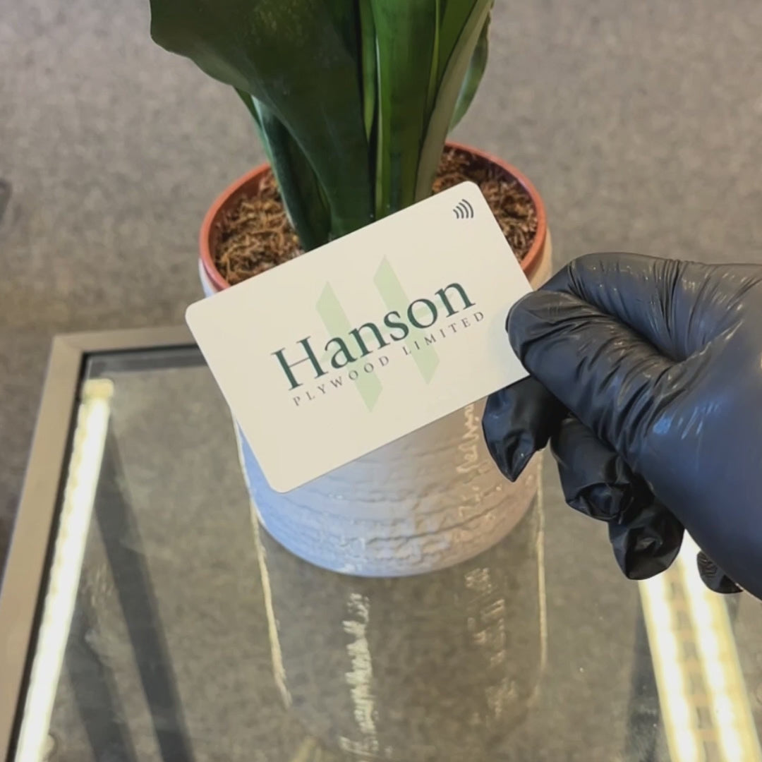 White Bamboo Business Cards
