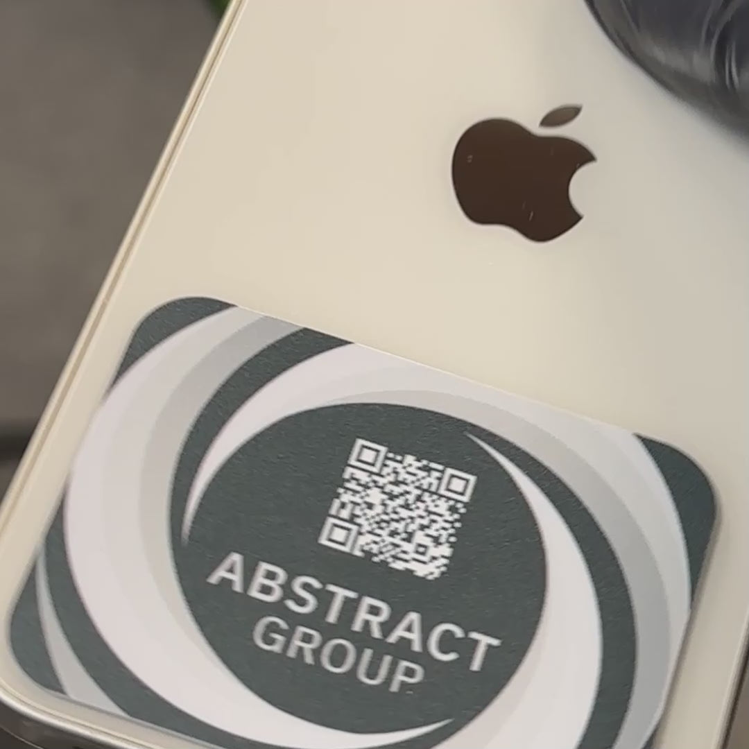 Load video: Phone NFC Business Card White