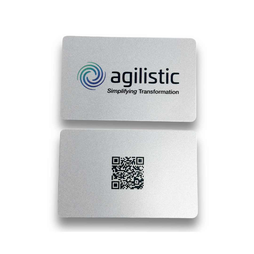 NFC Business Card | Silver PVC