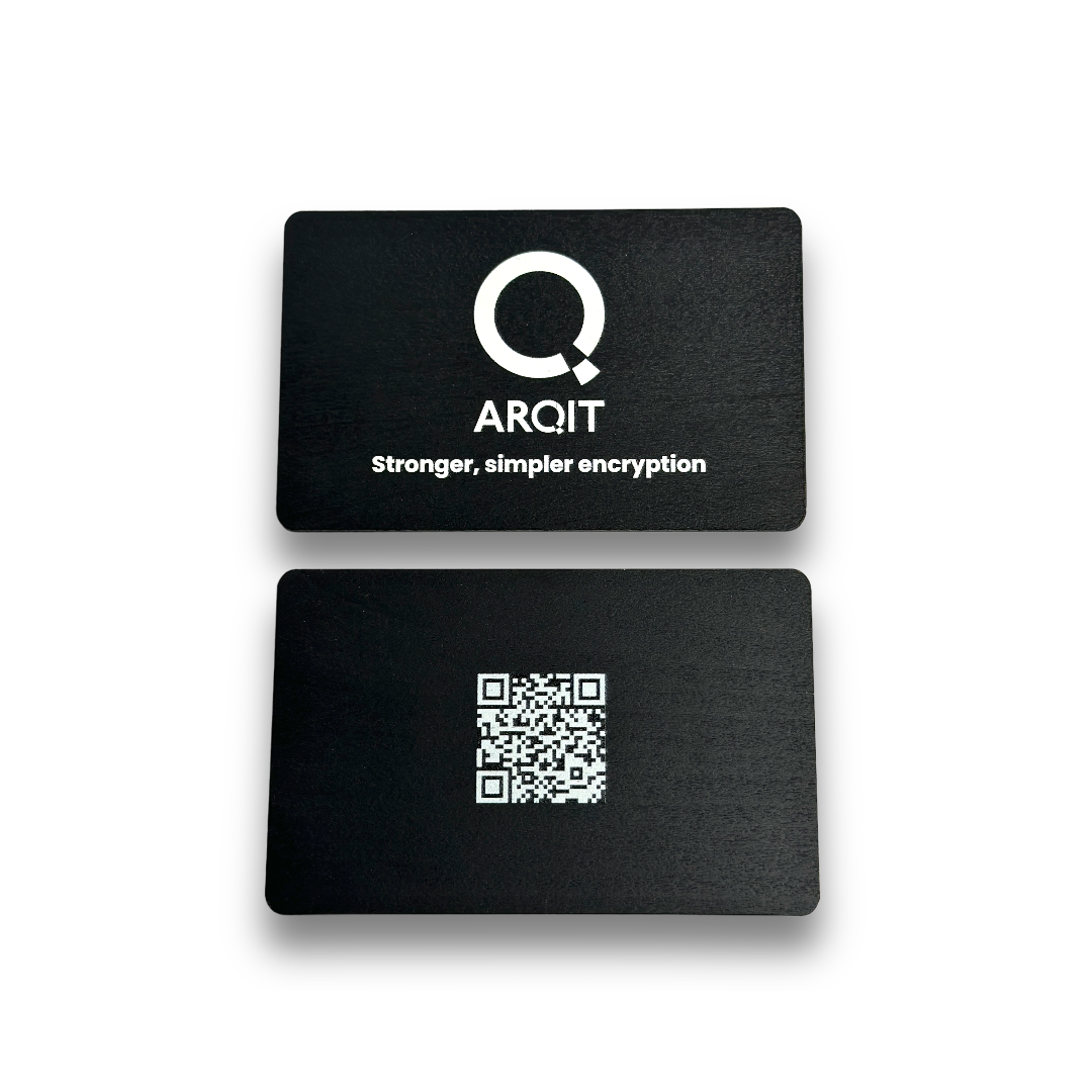 NFC Business Card | Black Eco Bamboo