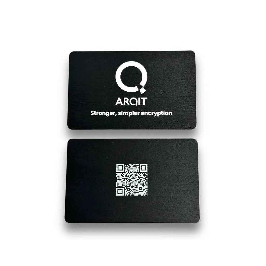 Black Bamboo NFC Business Card