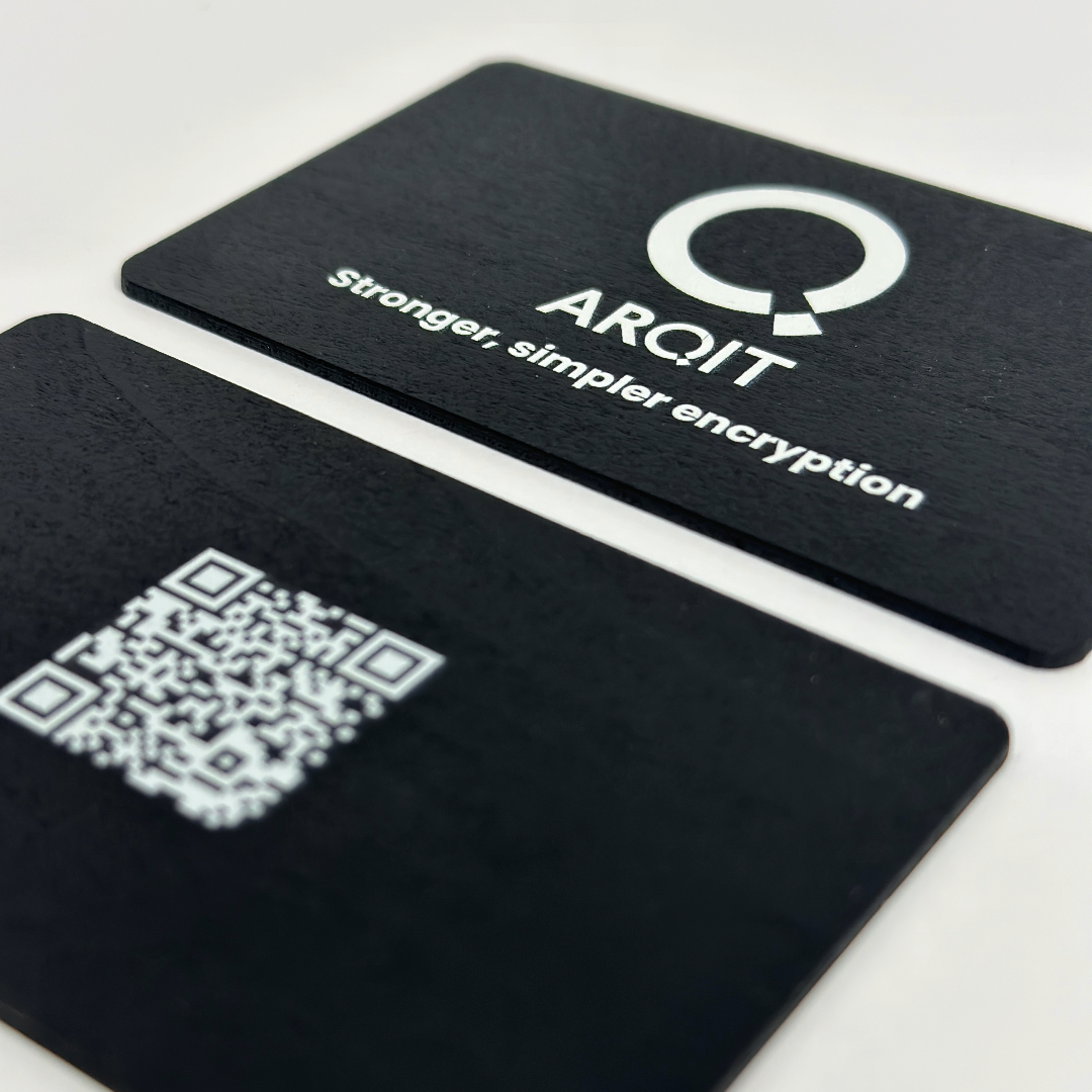 NFC Business Card | Black Eco Bamboo