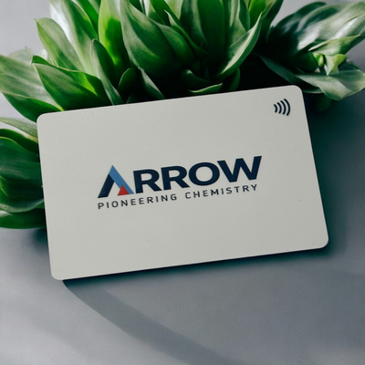 White NFC Business Card