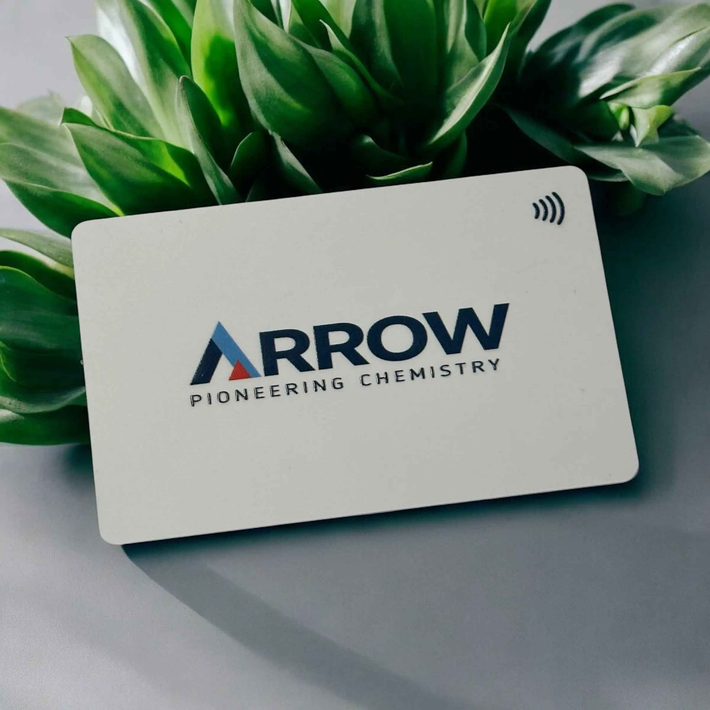 White NFC Business Card