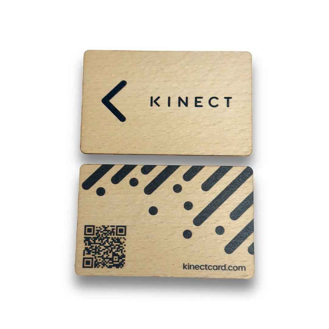 Beech Wood NFC Business Cards