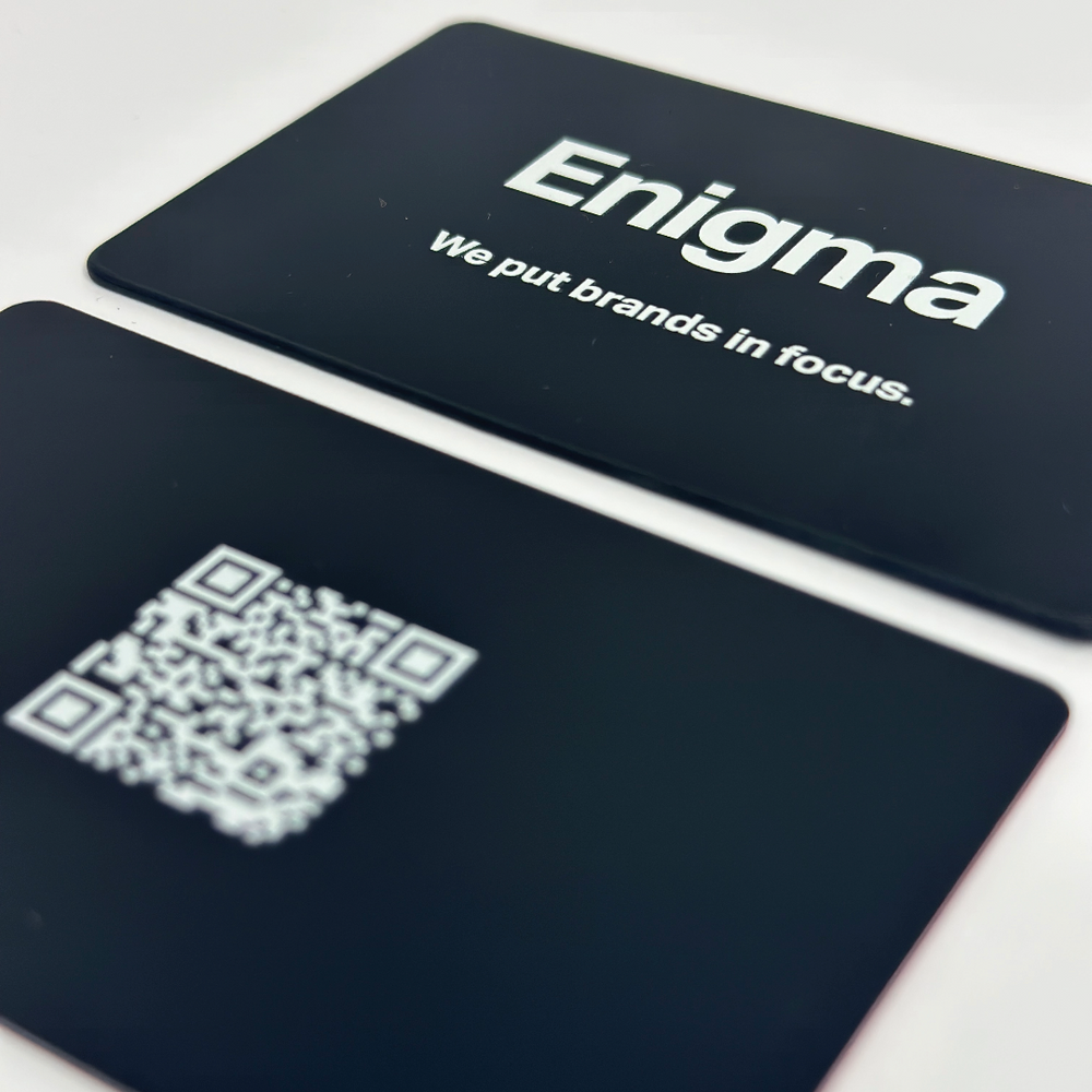 NFC Business Cards Black PVC NFC Business Cards UK Kinect Card