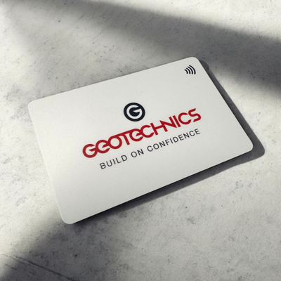 White NFC Business Card
