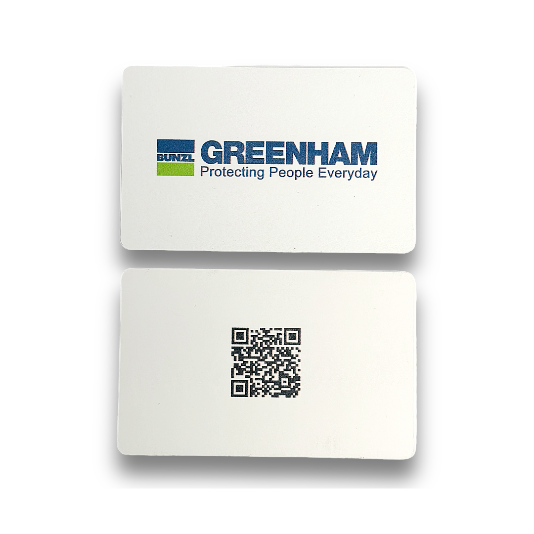 White eBusiness cards