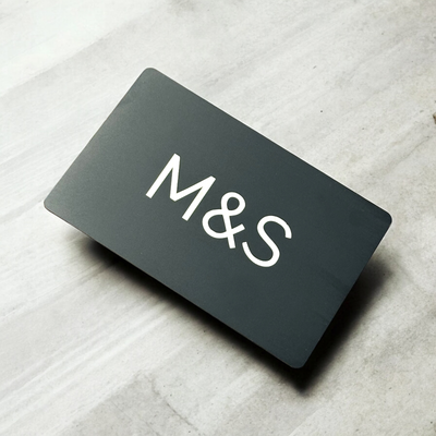 Pure Metal NFC Card with Silver