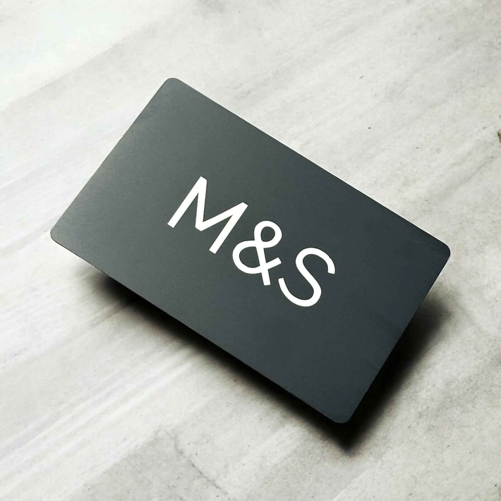 Metal NFC Business Card - Black/Silver