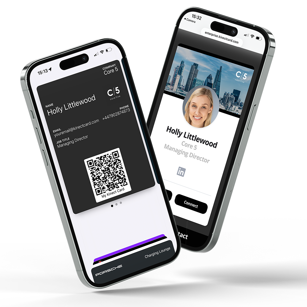 Core 5 Digital Business Card Mock Up