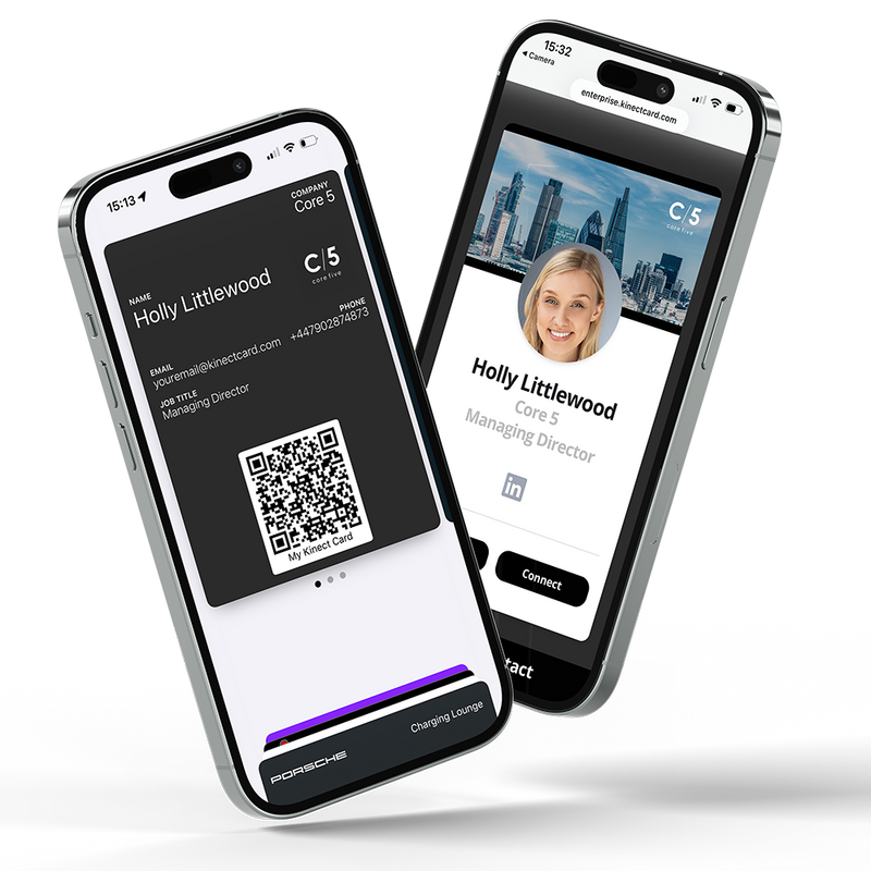 Core 5 Digital Business Card Mock Up