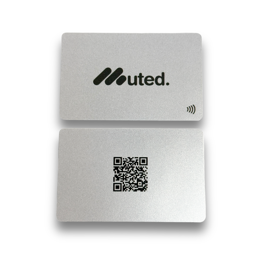 NFC Business Card | Silver PVC