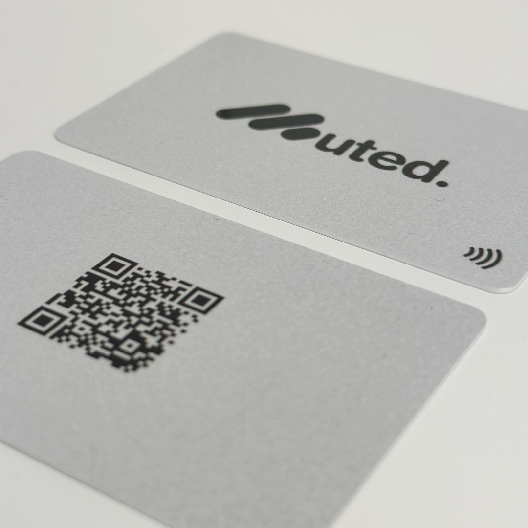 NFC Business Card | Silver PVC