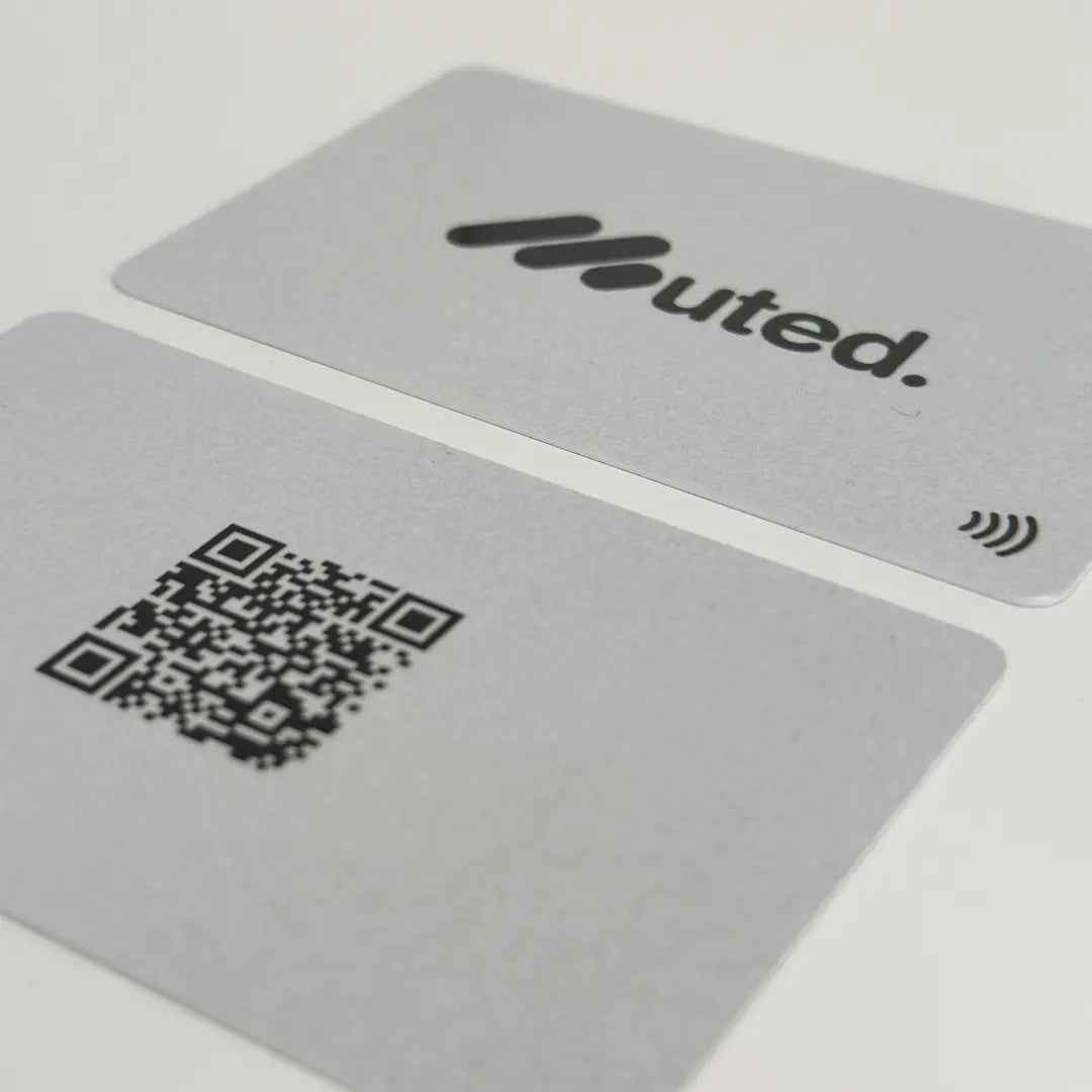 White NFC Business Cards