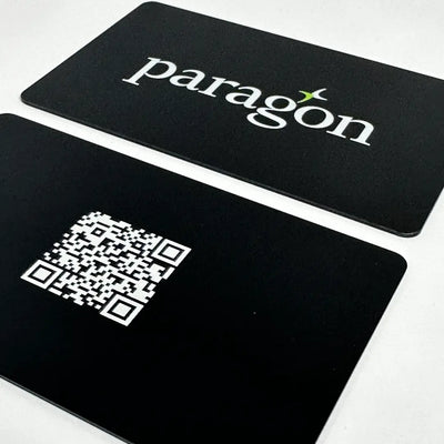 Paragon Bank Matte Black Contactless Business card