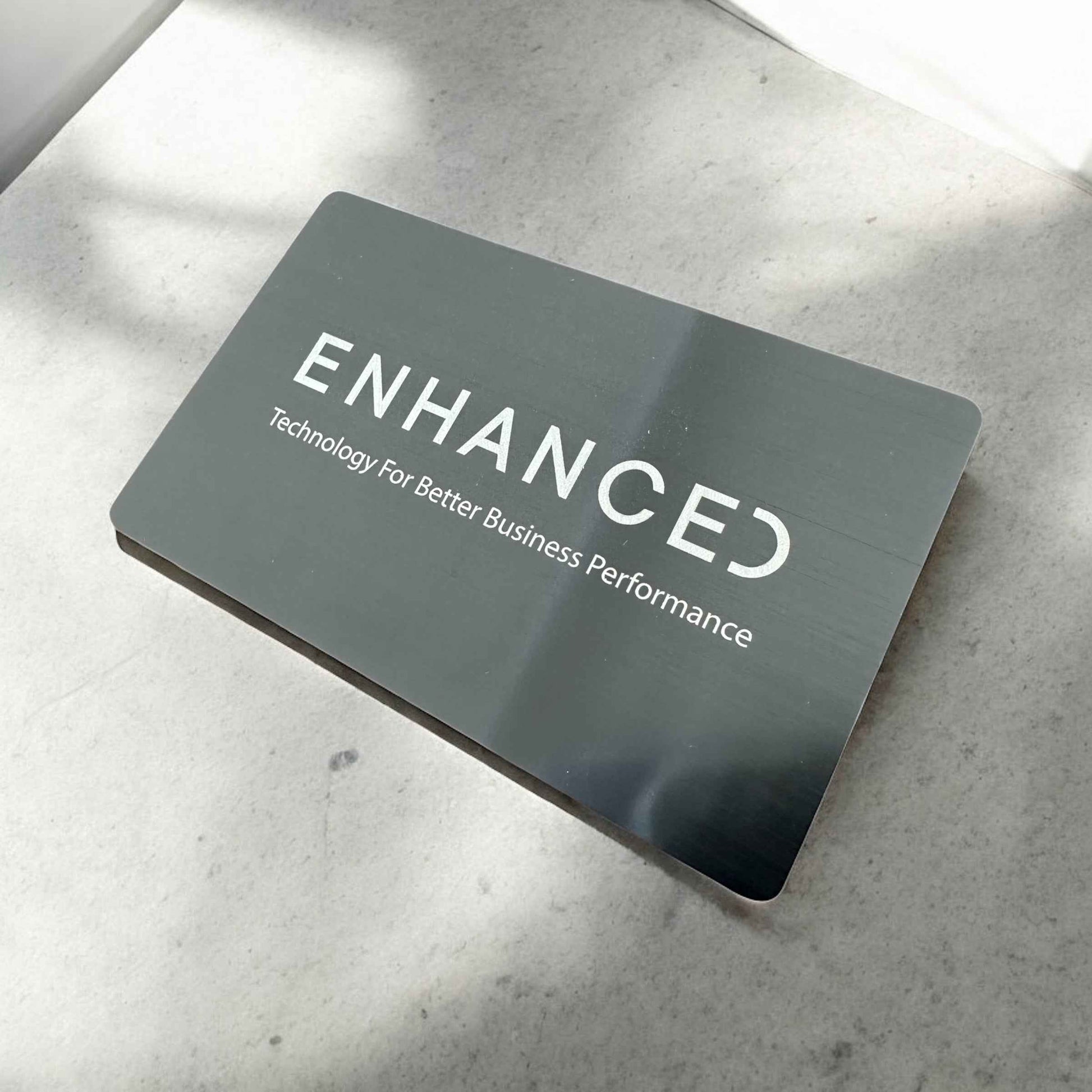 Gun Metal NFC Business Card