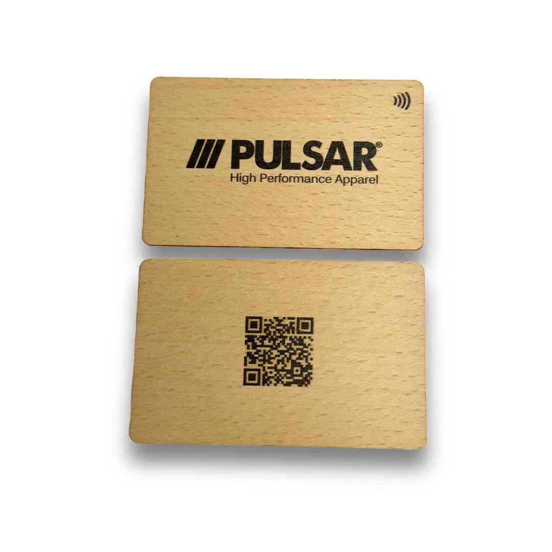 Beech Wood NFC Business Cards