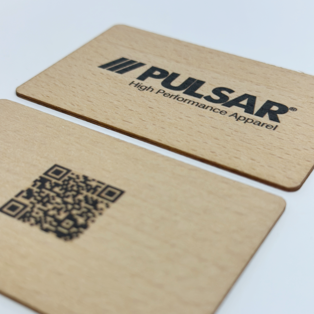 NFC Business Card | Beech Wood