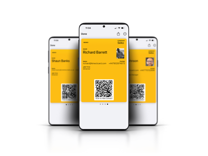 Digital Business Cards (via Apple & Google Wallet)