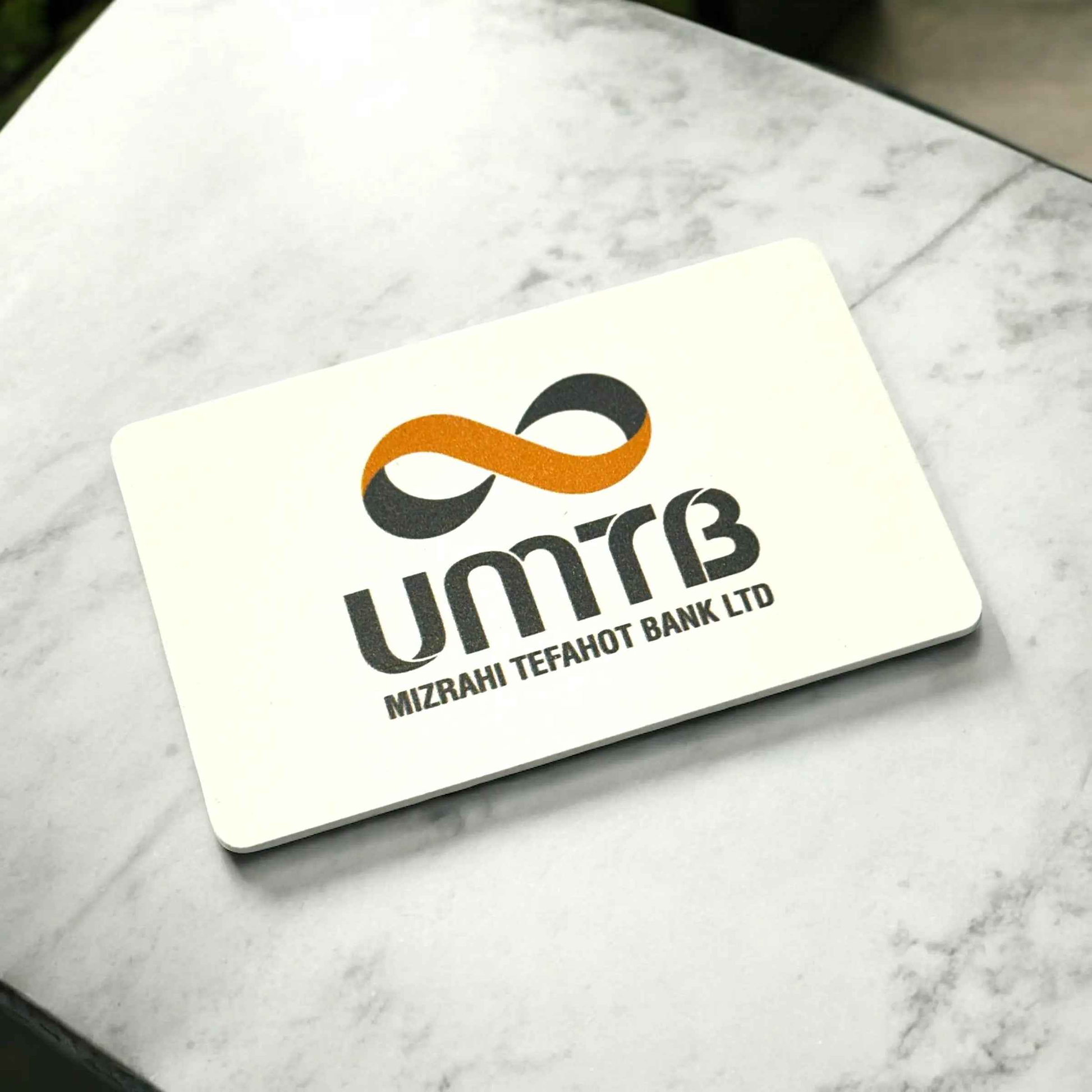 White Bamboo NFC Business Cards