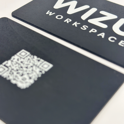 Wizu Workspace Blackk bamboo Card