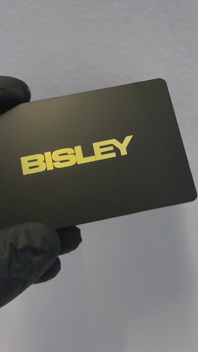 Metal Business card gold engraving video demo