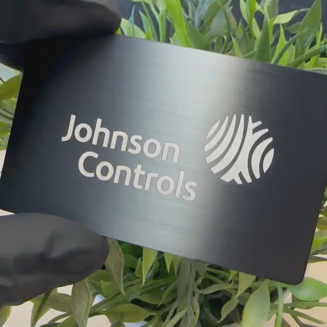 Load video: Gun Metal NFC Business Card