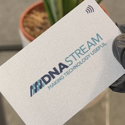 Silver PVC NFC Business Card
